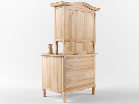 Penyimpanan mutfak lama Model 3D