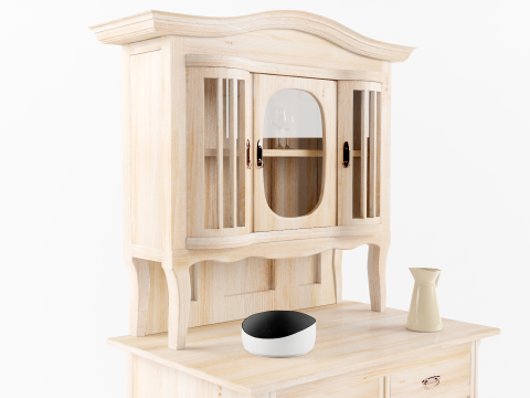 Penyimpanan mutfak lama Model 3D