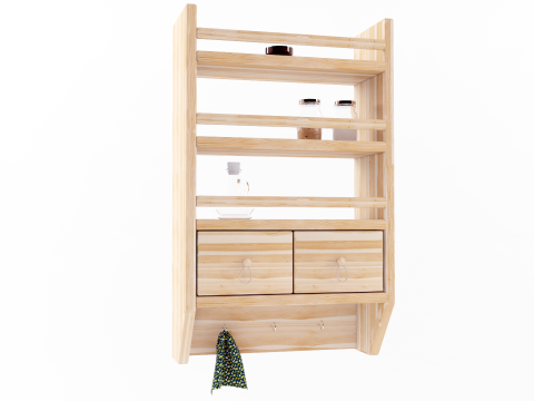 Etagère de cuisine Modèle 3D