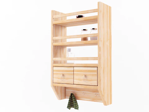 Kitchen shelf 3D Model