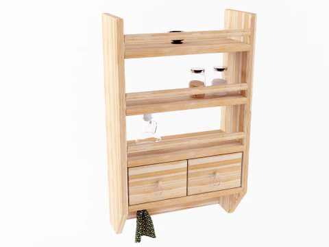 Kitchen shelf 3D Model