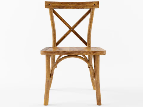 Wooden chair 3D Model