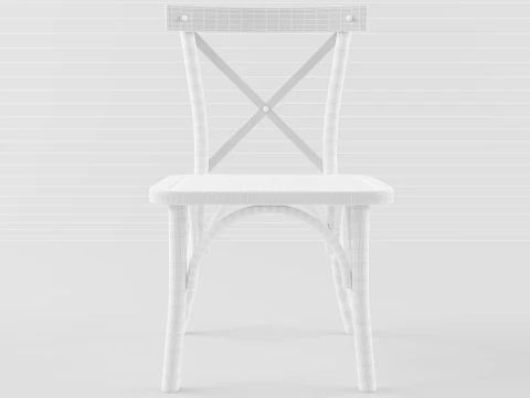 Wooden chair 3D Model