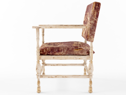 Старе крісло 3D Модель