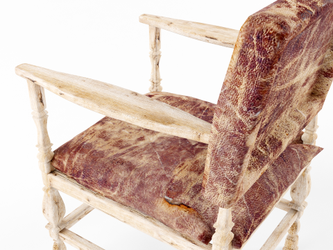 Старе крісло 3D Модель