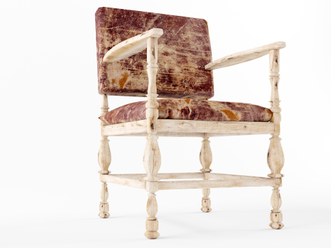 Старе крісло 3D Модель