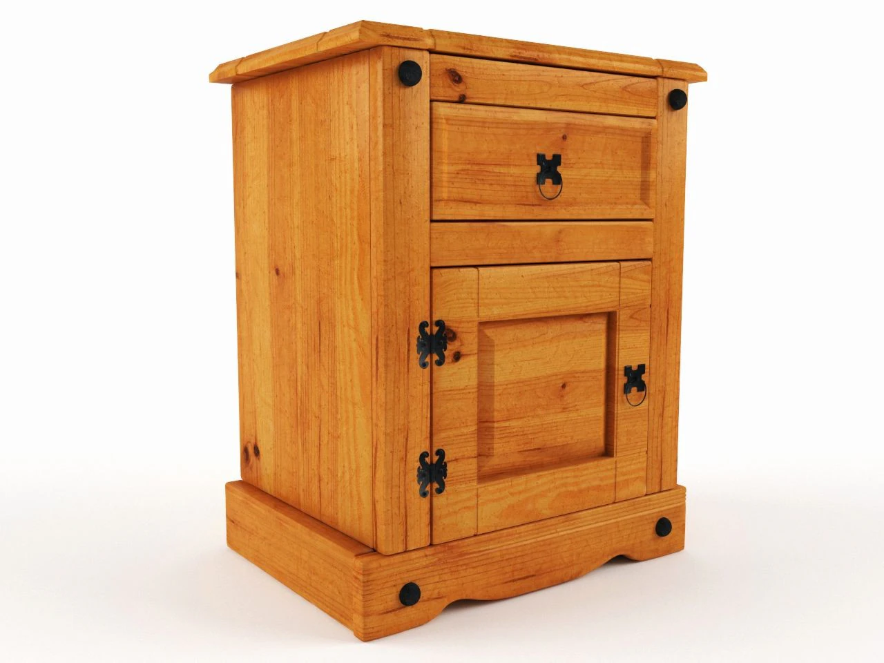 Nightstand 3D Model .c4d .max .obj .3ds .fbx .stl .blend