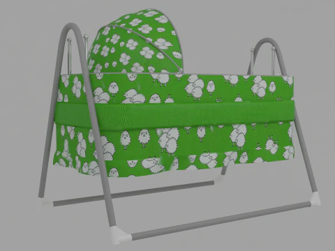 Babys crip 3D Model