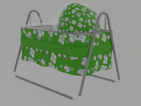 Babys crip 3D Model