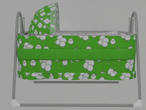 Babys crip 3D Model