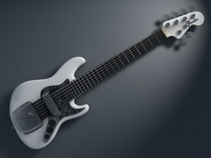 fender jazz bass 6 cordas Model 3D