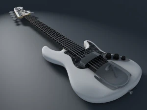 Fender 爵士贝司 6 Cordas 3D 模型