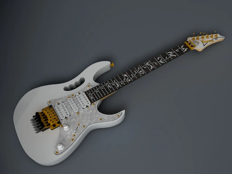 ibanez jem 7 3D Model .c4d .max .obj .3ds .fbx .stl .blend 