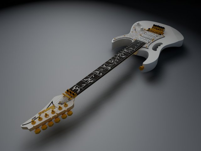 ibanez jem 7 3D Model in Gitar 3DExport