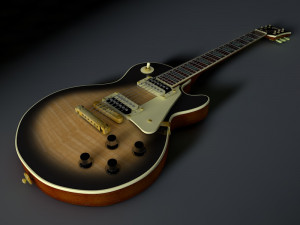 gibson les paul 3Dモデル