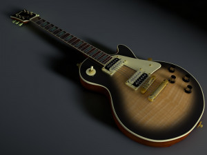 gibson les paul 3Dモデル