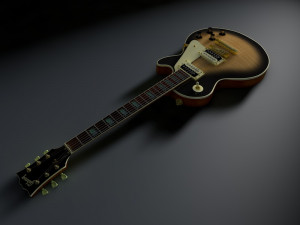 gibson les paul 3Dモデル