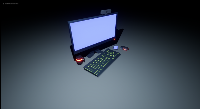 basic table set Modello 3D .c4d .max .obj .3ds .fbx .stl .blend 