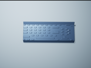 basic table set Modello 3D