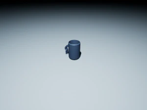 basic table set 3D Model