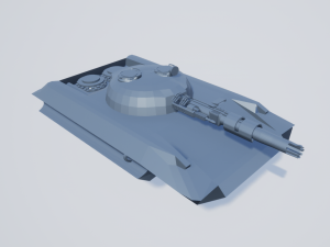 flying tank Modelo 3D