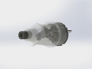 electrical plug euro 3D 模型