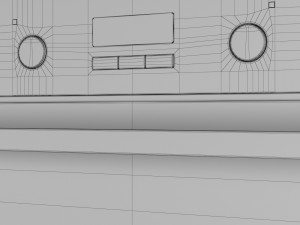 oven electrolux ezb52430ax 3D-Modell