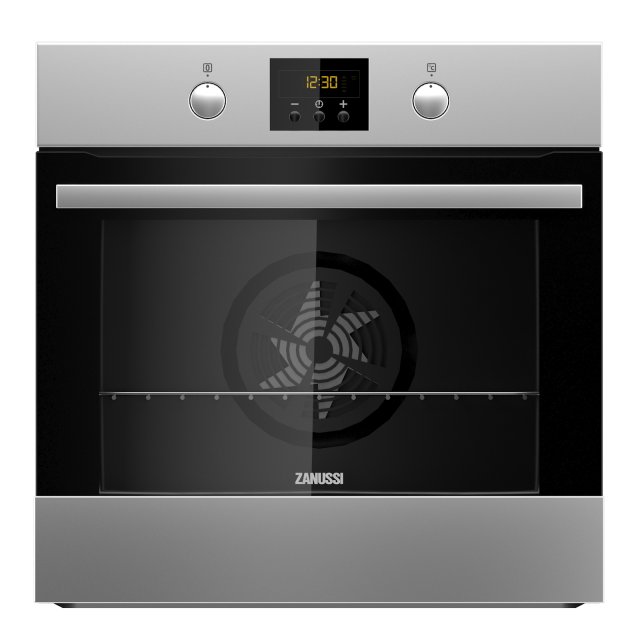 oven zanussi zop53792xk Modello 3D .c4d .max .obj .3ds .fbx .stl .blend