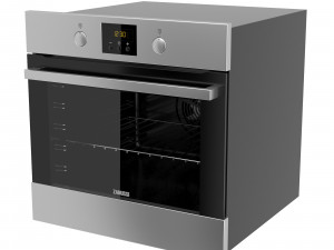 oven zanussi zop53792xk Modello 3D