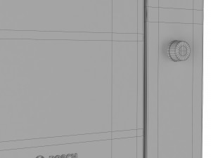 built-in microwave bosch bfl524ms0 Modello 3D