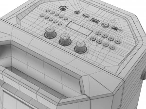 audio system sven ps-650 3D Model
