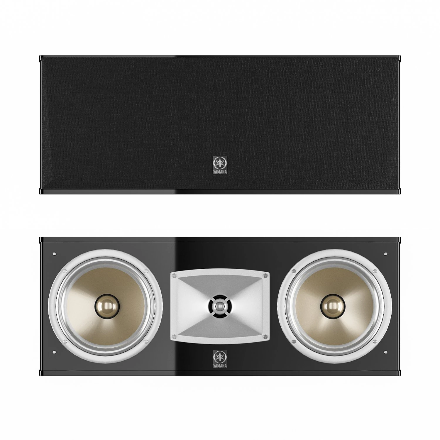 speaker yamaha ns-c444 3D Model .c4d .max .obj .3ds .fbx .stl .blend 