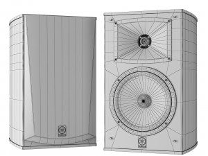 speakers yamaha ns-333 3D Model
