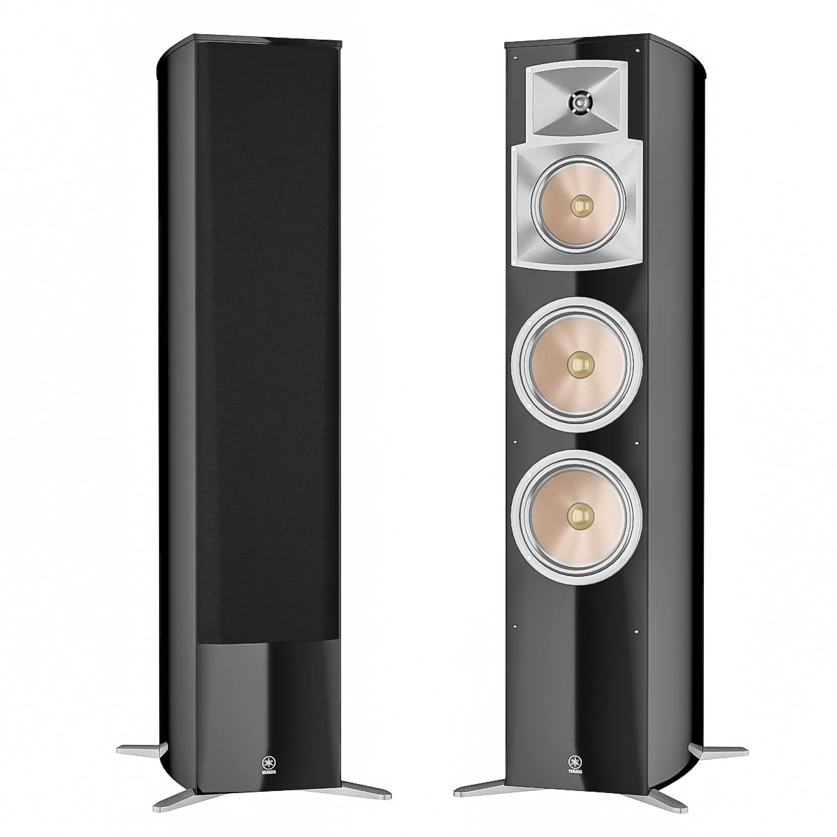 speakers yamaha ns-555 3D Model .c4d .max .obj .3ds .fbx .stl .blend 