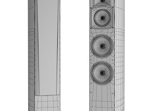 speakers yamaha ns-555 3D Model