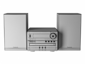 music center panasonic sc-pm250ee-s 3D Модель