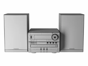 music center panasonic sc-pm250ee-s 3D Model