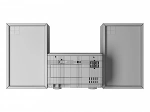 music center panasonic sc-pm250ee-s 3D Model
