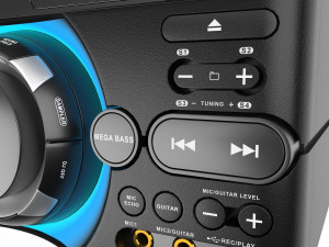 audio system sony mhc-m60d Modello 3D