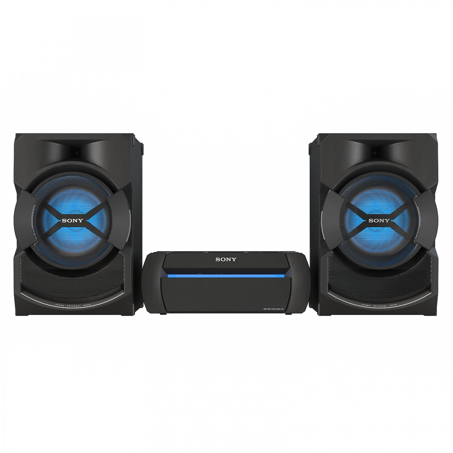 centro de m&uacute;sica sony shake x10d Modelo 3D .c4d .max .obj .3ds .fbx .stl .blend 