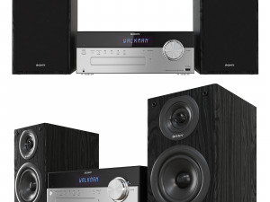 audiosystem sony cmt-sbt100 3D Model