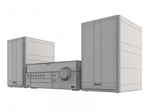audiosystem sony cmt-sbt100 3D Model