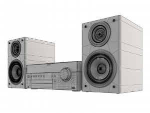 audiosystem sony cmt-sbt100 3D Model