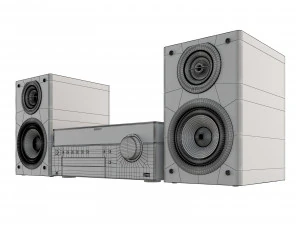 audiosystem sony cmt-sbt100 3D Model