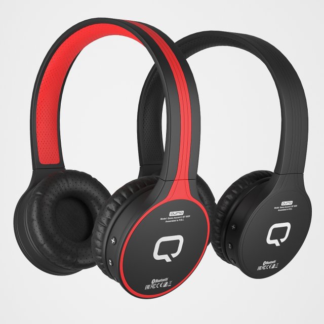 headphones qumo accord 3 Modello 3D .c4d .max .obj .3ds .fbx .stl .blend 