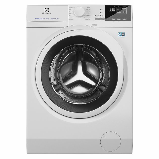 washer electrolux ew7wr447w Modello 3D .c4d .max .obj .3ds .fbx .stl .blend 