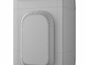 washer electrolux ew7wr447w 3D Model