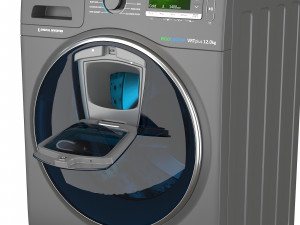 wash machine samsung ww8500k 3D Модель