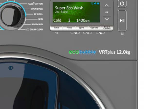 wash machine samsung ww8500k 3D Model