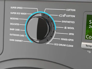 wash machine samsung ww8500k 3D Model